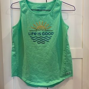 SUN & SEA HIGH-LOW CRUSHER TANK - SPEARMINT GREEN